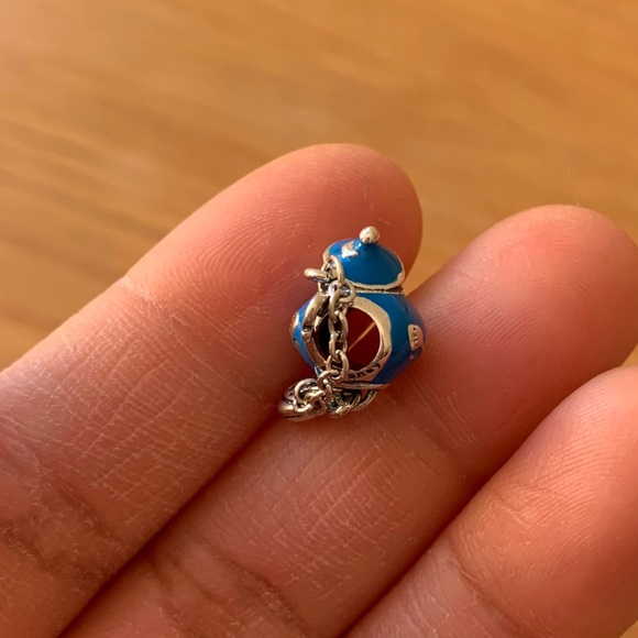 NWOT Disney Alice in Wonderland, Unbirthday Party Teapot Charm Sterling Silver - Picture 7 of 13